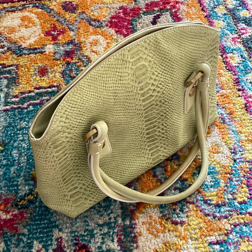 Vintage Sigrid Olsen handbag purse. Snakeskin texture